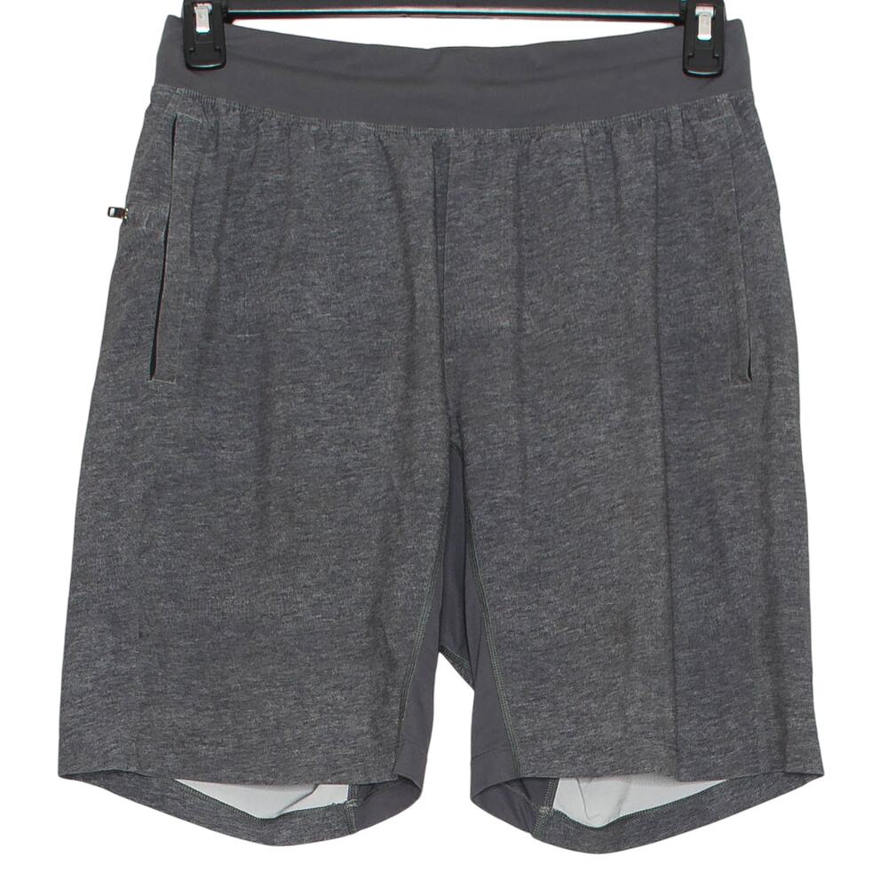 Lululemon Mens The Short 9" Linerless Athleisure Minimalist Outdoor Gray Medium